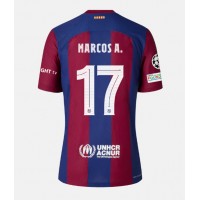 Dres Barcelona Marcos Alonso #17 Domáci 2023-24 Krátky Rukáv